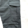Dark Grey Cotton Cargo Trousers