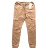 Light Camel Cotton Cargo Trouser