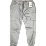 Light Grey 6-Pocket Cotton Cargo Trouser