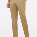 Light Brown Cotton Chinos Pant