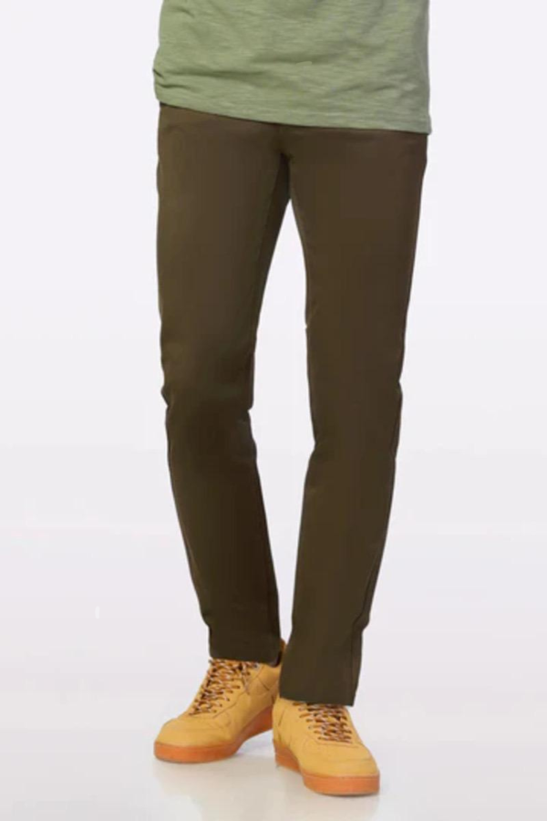 Chocolate Brown Cotton Chinos Pant