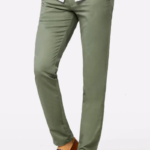 Light Green Cotton Chinos Pant