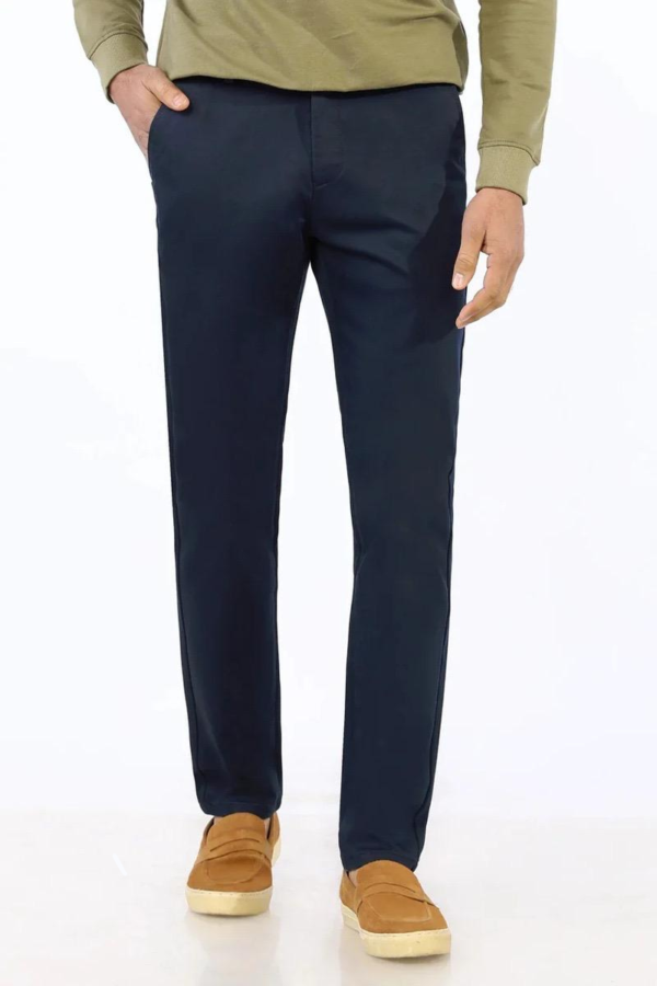 Navy Blue cotton chinos pants